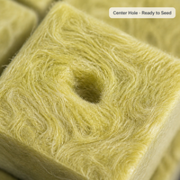 Cubes de laine de roche hydroponique à haute rétention d'eau et excellente aération 25x25x40mm 4000 cubes par boîte Vente en gros