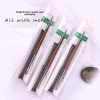 Nouveau Pinceau de Luxe Double Embout pour Gel UV et Nail Art, Tête en Nylon Acrylique, Multifonctionnel, Professionnel, pour Usage DIY, Gel Constructeur Deux-en-un