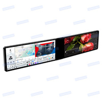 Radio mobil Android 12.3 inci Unit kepala Stereo ganda untuk Hyundai rohen-coupe Audio layar 2K dengan Qualcomm CPU
