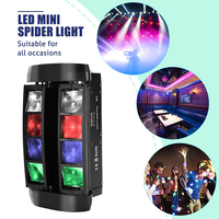 Luz LED de Matriz para Escenario DJS, Barra de Flash de 40W, Cabezal Láser con Diseño Mini Araña, RGBW, Control DMX512, IP33, AC220V, Regulable, Blanco Cálido 2700K
