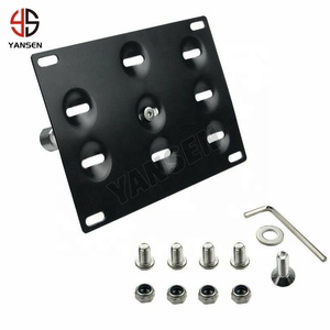 Accesorios de <span class=keywords><strong>Coche</strong></span> Soporte de Gancho de Remolque para Montaje de Placa de Matrícula en Parachoques para VW Jetta MK7 MK6 Golf GTi Bodykit - Product Image 3