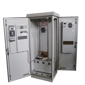 W-TEL 42U Industrial Outdoor Case IP65 Single-Compartment Double-Door Stainless Steel/Galvanized Steel Waterproof <b>Dust</b>-Proof - Product Image 1