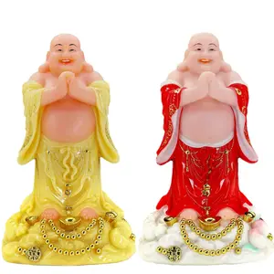 Groothandel Custom Ambachten Harsbeeld Bodhisattva Als Een Lachende Boeddha Decoratie Lachende Boeddha