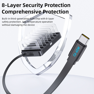 Station de <span class=keywords><strong>charge</strong></span> GAN haute puissance 288W, multiprise USB C PD, chargeur de bureau pour smartphone et tablette - Product Image 2