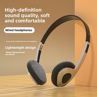 Casque audio supra-auriculaire de style célébrité pour la mode, le sport, la photographie de rue, accessoires musicaux 3,5 mm