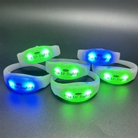 Bracelet LED activé par le son, nouvelles idées 2023, pour décorations de fête, Diwali, Ramadan, remise de diplôme, Saint-Valentin