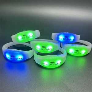 Pulsera LED Activada por Sonido con Nuevas Ideas <span class=keywords><strong>2023</strong></span> para Decoración de Fiestas para Diwali, Ramadán, Graduación, Día de San Valentín - Product Image 2