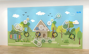 Juego Interactivo de Ciencia con Tubos de Aire para Interiores con Pared de Pelotas - un Divertido <span class=keywords><strong>y</strong></span> Educativo Juego de Pared para Niños - Product Image 2