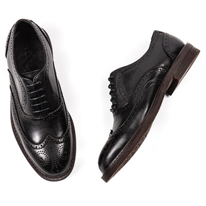 Chaussures Oxford Brogue Élégantes de Haute Qualité pour Hommes – Confortables, en Cuir de Vachette Véritable, Faites à la Main, à Lacets, Durables - Product Image 6