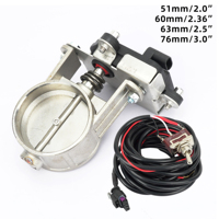 Kit Universal de Válvula de Escape Eléctrica de 12V con Silenciador Valvetronic y Sistema de Escape Cat-Back con Control de Válvulas