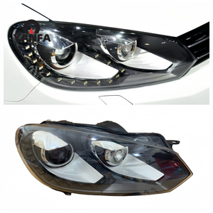 Faro de coche original para Volkswagen <span class=keywords><strong>Golf</strong></span> 6 GTI 2010-2015 luces delanteras de repuesto de faro LED de alta configuración - Product Image 6
