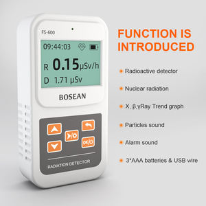 Détecteur de rayonnement gamma EMF BOSEAN FS-600, compteur Geiger, détecteur de rayonnement nucléaire avec alarme sonore - Product Image 6