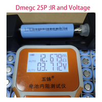 Cellule lithium-ion 18650 Demgc Grade A 25P 3,7 V 2500 mAh pour outils électriques, stockage d'énergie, batterie de vélo électrique 25P