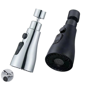 Modern Design <b>Adjustable</b> Basin Faucet Extender High Quality Plastic Chrome Finish <b>Deck</b> Mounted Easy Installation Long Lifespan 5 - Product Image 1