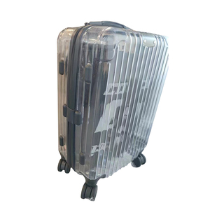 Valise transparente en PC, coque rigide imperméable, avec serrure TSA, <span class=keywords><strong>bagage</strong></span> à <span class=keywords><strong>main</strong></span>, valise transparente, valise de <span class=keywords><strong>cabine</strong></span>, <span class=keywords><strong>bagage</strong></span> de voyage - Product Image 3