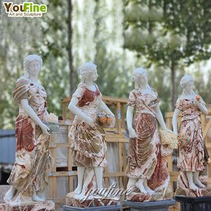 Estatua de Jardín de Mármol de Estilo Moderno, Tamaño Real, para Decoración de Exteriores, para Uso en Villas, Cuatro Estaciones - Product Image 2