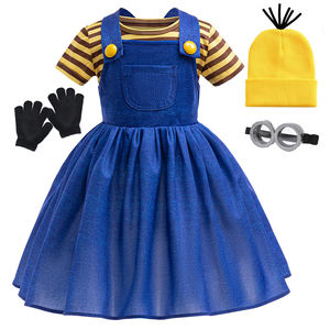 Disfraz Infantil de Minion para Halloween, Vestido a Rayas para Cosplay, Actuaciones y Fiestas - Product Image 2