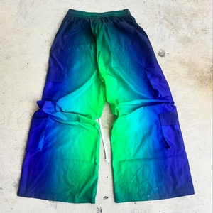 Latest Design Fashion Outdoor Wear <b>Nylon</b> <b>Pants</b> for Men Custom Lightweight 100% Polyester Loose Oversized <b>Nylon</b> <b>Track</b> <b>Pants</b> - Product Image 2
