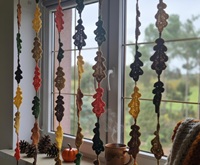 Rideau en fleurs de glycine au crochet, fait main et parfumé, moderne, pour décoration de fenêtre de remise de diplôme, Noël/Nouvel An, longueur personnalisée, doux