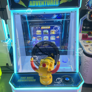 <span class=keywords><strong>MAKER</strong></span> Kids Shoot Ball Game Hit Monsters Get Capsule Toy Metal Coin Operated Arcade the Ball Adventure Kids Shooting Game Machine - Product Image 5