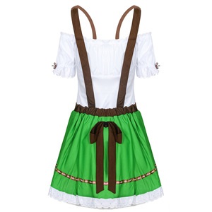 Vestido de <span class=keywords><strong>Cerveza</strong></span> Alemán de Baviera para Oktoberfest, Disfraz de Oktoberfest para Mujer, Falda para Mujer, Compatible con ODM y OEM - Product Image 3