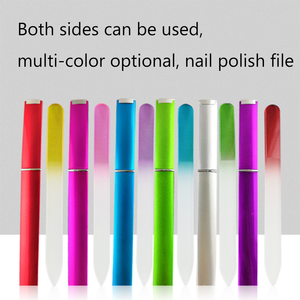 도매 전문 네일 도구 크리스탈 유리 파일 네일 강화 유리 네일 맞춤 아트 파일 케이스 포함 - Product Image 2