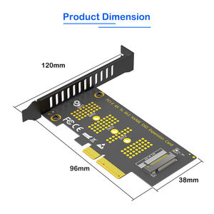 <span class=keywords><strong>M</strong></span>.2 محول من ssssme إلى PCI-E بطاقة توسيع gff <span class=keywords><strong>M</strong></span>.2 مفتاح <span class=keywords><strong>M</strong></span> NVME SSD إلى بطاقة توسيع PCI-E 4X متوافقة - Product Image 4