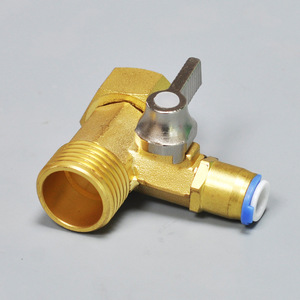 Robinet en T en laiton 4 2 3, accessoire pour purificateur d'eau, robinet à bille avec raccord rapide - Product Image 2