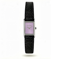 Montre à quartz pour femme, personnalisez votre marque, cadran ovale en acier inoxydable, bracelet en cuir, montre élégante de luxe, logo personnalisé