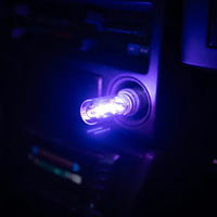 Lumière d'ambiance USB tendance, accessoires extérieurs pour voiture, mini veilleuse LED universelle pour la décoration de voiture, lumière de nuit