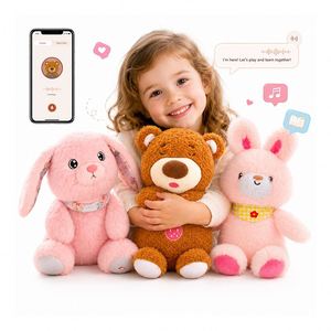 Peluche interactive intelligente AI pour chiot, avec fonction vocale et application, compagnon éducatif et réconfortant pour garçons et filles, vente en gros - Product Image 1