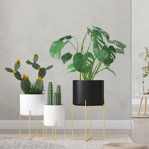 JIN PENG Grand support décoratif <span class=keywords><strong>pour</strong></span> plantes en fer, sur pied, <span class=keywords><strong>pour</strong></span> salon et maison - Product Image 5