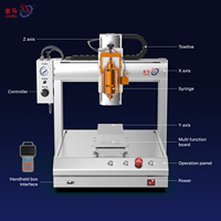 Dispensador Automático de Resina Epoxi de Silicona para Escritorio, Dispensador de Pegamento Líquido UV, Máquina Dispensadora CNC con Motor y Engranajes, 110V/220V JINMA