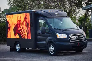 Outdoor Waterproof P6 6mm Van Vehicle Advertising Mobile Led Billboard Led Display Screen For Commercial Truck