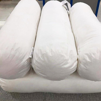 Coussin cylindrique en fibres synthétiques, garnissage en microfibre, insert de coussin