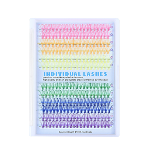 <span class=keywords><strong>Kit</strong></span> d'extension de <span class=keywords><strong>faux</strong></span> <span class=keywords><strong>cils</strong></span> de grappes de <span class=keywords><strong>cils</strong></span> colorés, <span class=keywords><strong>kit</strong></span> de <span class=keywords><strong>faux</strong></span> <span class=keywords><strong>cils</strong></span> colorés DIY pour débutants - Product Image 5