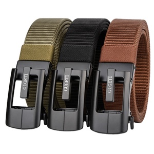 Cinturón <span class=keywords><strong>de</strong></span> <span class=keywords><strong>Hombre</strong></span> con Logotipo Personalizado, Hebilla Automática <span class=keywords><strong>de</strong></span> Aleación, Estilo Táctico, <span class=keywords><strong>de</strong></span> Poliéster, Informal, Duradero, Ajustable, Colorido y Grueso - Product Image 1