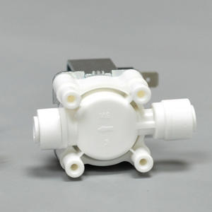 Válvula solenoide Meishuo de 24V CC para purificador de agua, sistema de ósmosis inversa, conexión rápida, válvula de control de aguas residuales YPQ-188 F-003 - Product Image 3