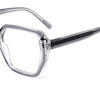 Montures de lunettes œil-de-chat personnalisées, montures optiques à bordure complète en acétate pour femmes, usage quotidien
