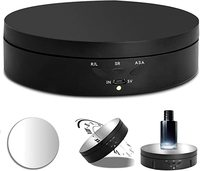 Socle rotatif motorisé à 360 degrés pour la photographie, les produits, les expositions, les bijoux, les montres, les modèles 3D, les gâteaux, les batteries
