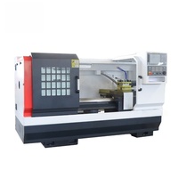 Tour CNC à banc plat horizontal CK6150 / Monobroche robuste 3 axes 4 postes à outils Garantie 1 an