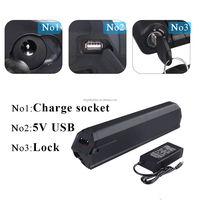 Batterie de vélo électrique Amego 48V 13Ah 14Ah 500W 750W Dorado, 1000W 48V 17Ah 17.5Ah Spark Bikes Addmotor MOTAN Vélo de montagne électrique