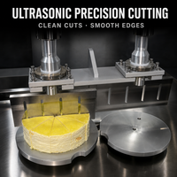 WANLI GROUP Vente en gros de machine à couper les gâteaux à ultrasons haute efficacité 6000W, équipement de boulangerie en acier inoxydable de qualité alimentaire