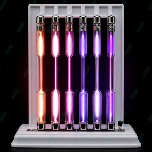 Noble Gas H2 Ne He Ar Kr Xe N2 Hydrogen Nitrogen Helium Neon Gas Spectrum Tube with Stand Wand