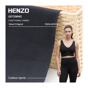 Tissu en polyester élasthanne double face à haute élasticité pour leggings et <span class=keywords><strong>collants</strong></span> de yoga à séchage rapide pour garçons, tissu sport en spandex - Product Image 1