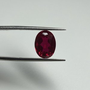 Màu Đỏ Màu Xanh GRC Giấy Chứng Nhận Tạo Ra Oval Loose Đá Quý Lab Grown Hoàng Gia Của <span class=keywords><strong>Ruby</strong></span> Sapphire Giá Mỗi <span class=keywords><strong>Carat</strong></span> Cho Chiếc Nhẫn Trang Sức - Product Image 3