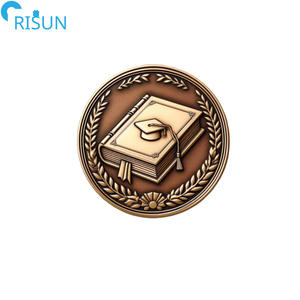 Pièces commémoratives personnalisées pour cérémonie de remise des diplômes, souvenirs académiques, pièces de défi personnalisées pour livres commémoratifs - Product Image 4