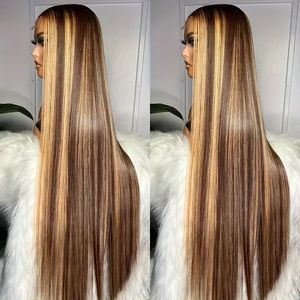 Pelucas de Cabello Humano Brasileño con Encaje Frontal 13x4, Coloridas, con Reflejos, Onduladas, para Mujeres Negras, Peluca Frontal de Encaje Transparente <span class=keywords><strong>HD</strong></span> sin Pegamento - Product Image 1