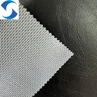Tissu en cuir PVC gaufré à succès pour l'automobile, les motos, les canapés, les sacs, avec un dos en tricot, résistant à l'abrasion