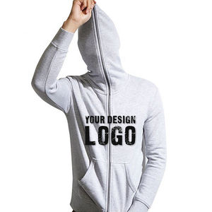 Hot Sales Casual Plus Fleece Full Zipper Masked <b>Cardigan</b> Mens <b>Hoodie</b> High Quality Thickened Plus Fleece Zip Men's Hoodies Coat - Product Image 5